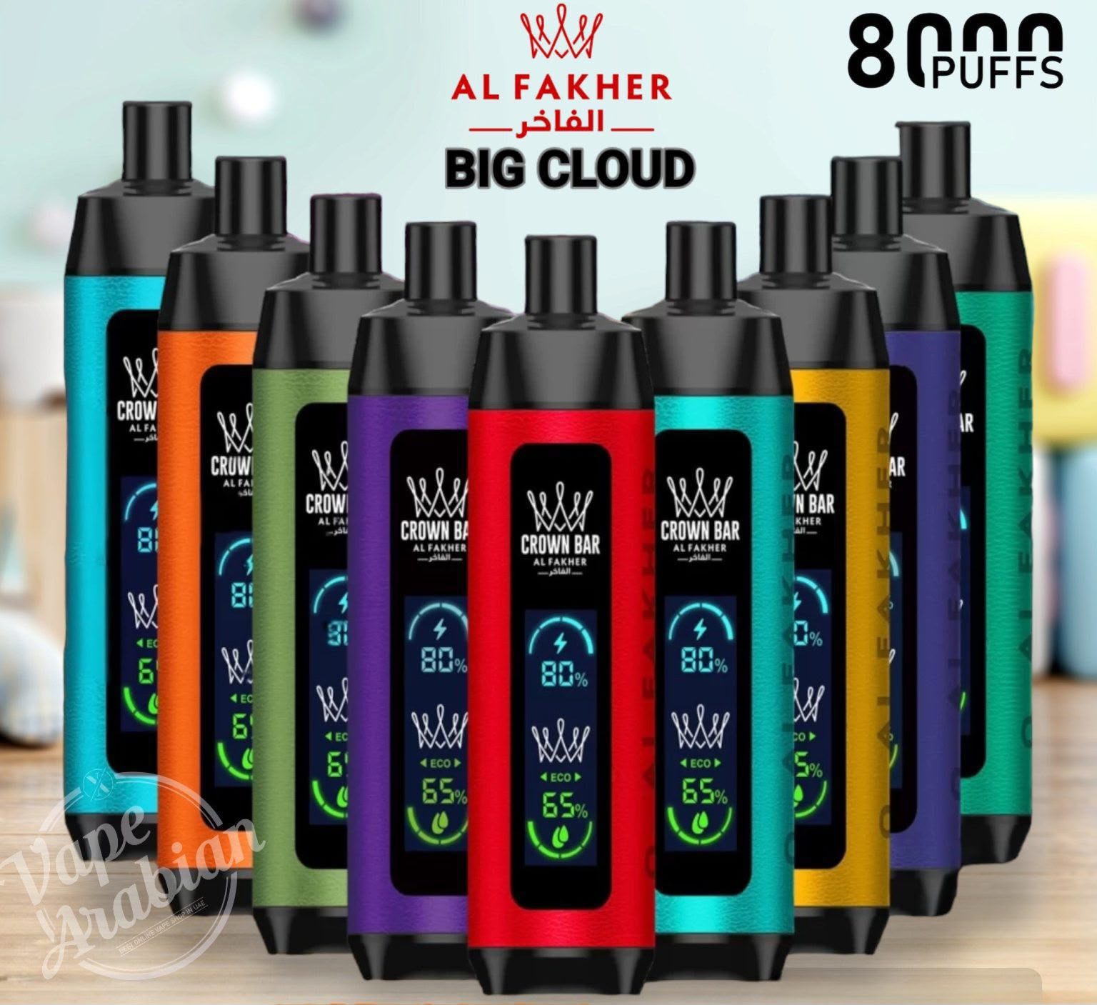 Crown Bar Al Fakher 8000 Puffs Disposable Vape