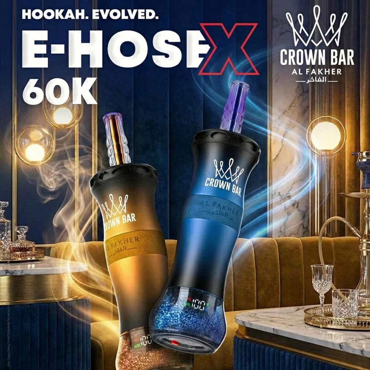 Crown Bar Al Fakher E-Hose X 60K Puffs Disposable Vape