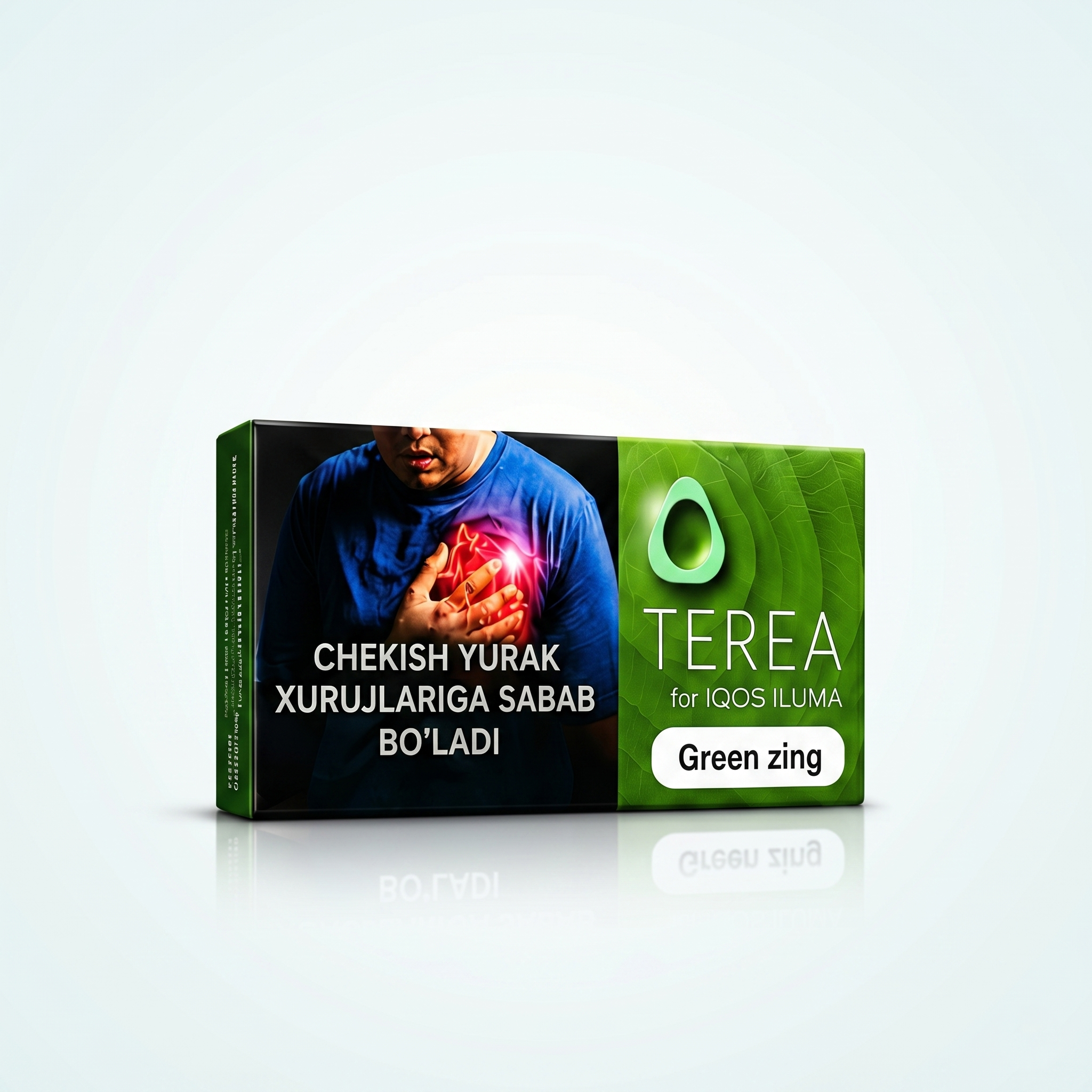 IQOS TEREA Green Zing Uzbekistan | Zesty Citrus & Green Tea