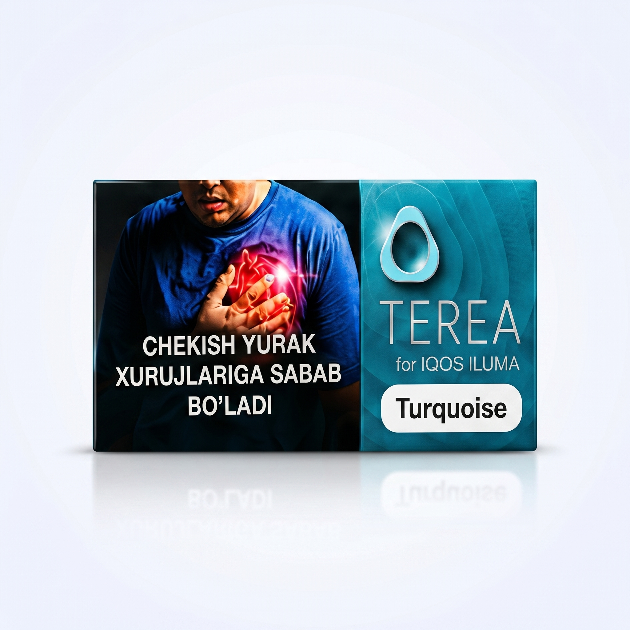 IQOS TEREA Turquoise Uzbekistan | Crisp Mint Menthol Flavor