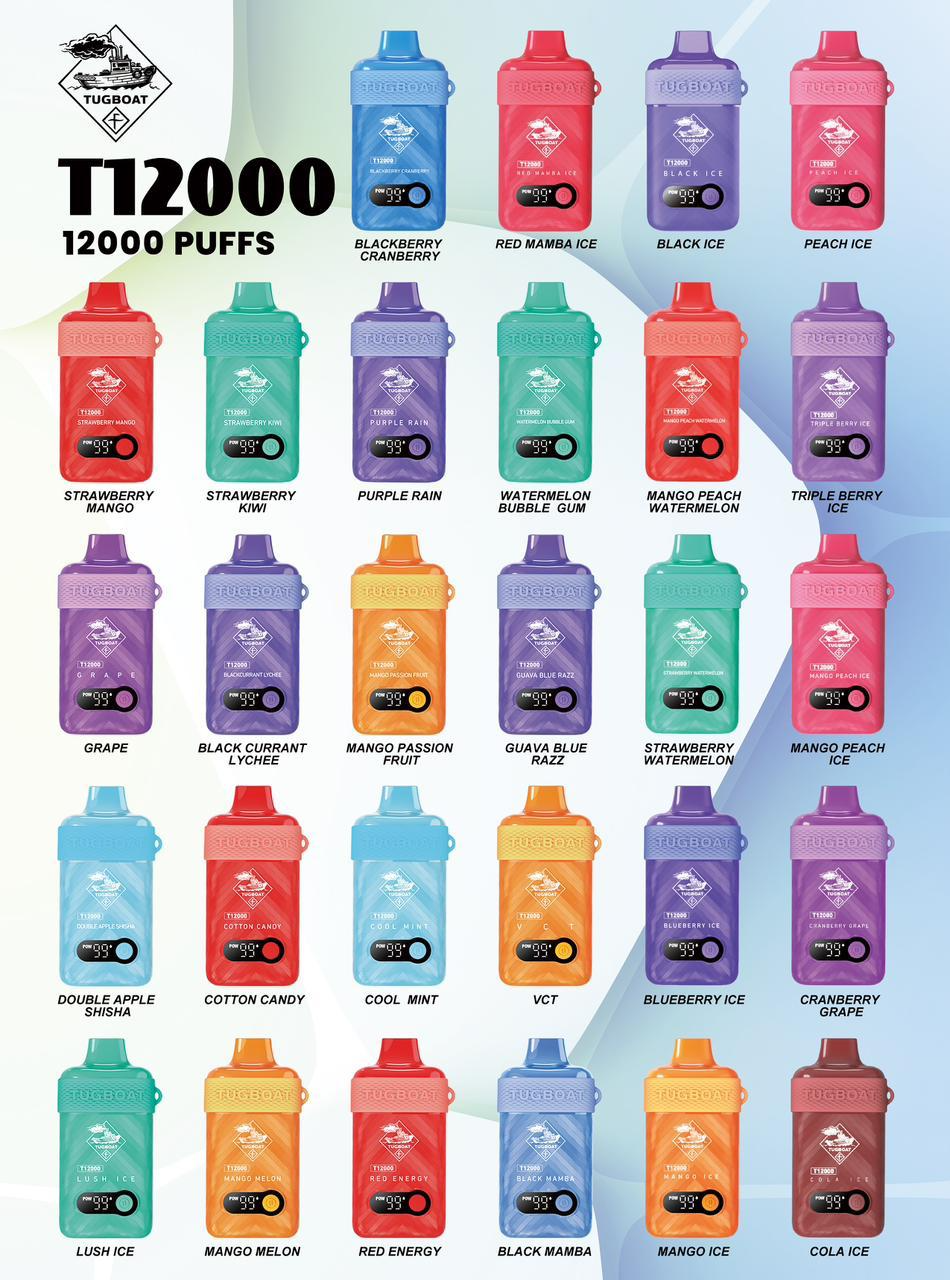 Tugboat T12000 12000 Puffs Disposable Vape