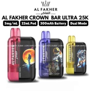 Al Fakher Crown Bar Ultra 25K Puffs Disposable Vape