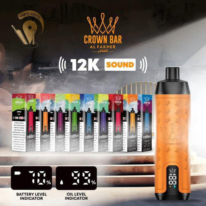 Crown Bar Al Fakher 12K Puffs Disposable Crown Bar Al Fakher 12K Puffs Disposable