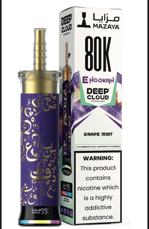Mazaya-Deep-Cloud-80K-Puffs-Disposable-E-Hookah-Grape-Mint.webp Mazaya-Deep-Cloud-80K-Puffs-Disposable-E-Hookah-Grape-Mint.webp