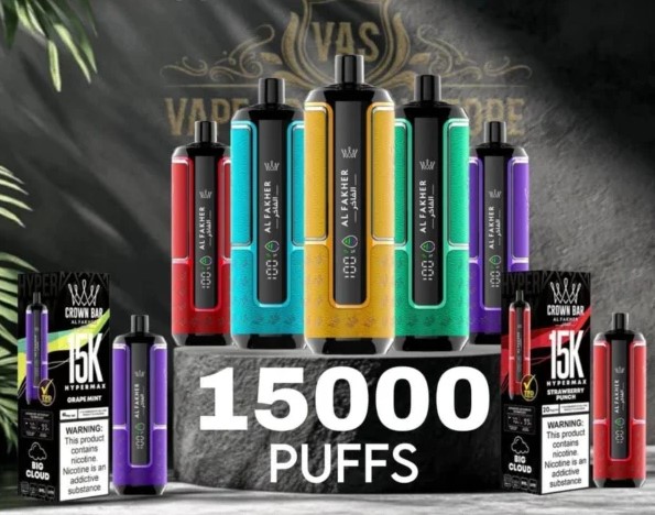 Crown Bar Al Fakher Hypermax 15K Puffs Disposable Vape