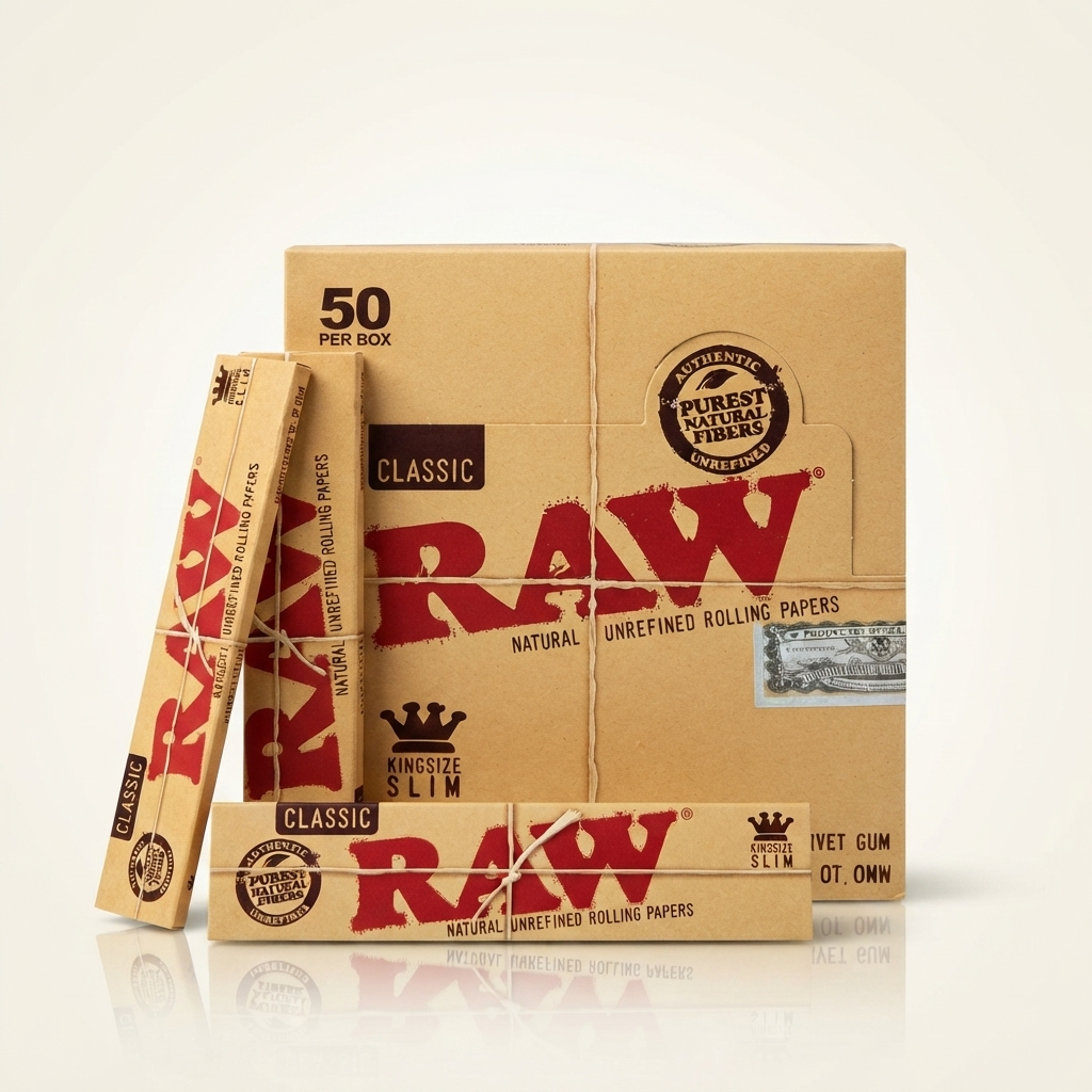 RAW Classic King Size Slim Rolling Papers in Dubai UAE